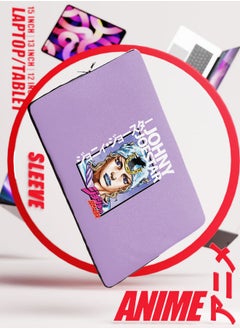 JoJo's Bizarre Adventure 15 inch Laptop Sleeve JoJo's Bizarre Adventure Tablet Sleeve Tusk Sleeve Johnny Joestar Jonathan Joestar-Anime