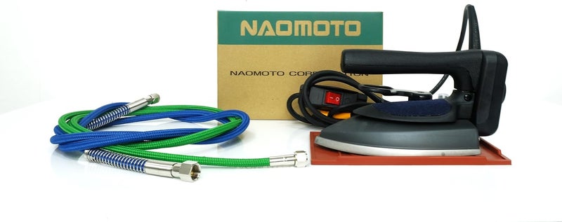 NAOMOTO CDL 610 Steam Iron Heated Steam Hose with solenoid valve Made In Japan - Image 1