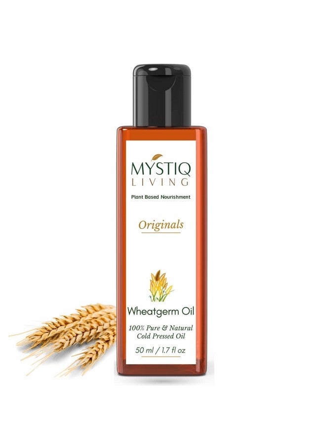 MYSTIQ LIVING Mystiq Living Wheat Germ Oil for Hair Growth, Skin & Body Care - 50 ML | Cold Pressed, 100% Pure & Natural - Image 1