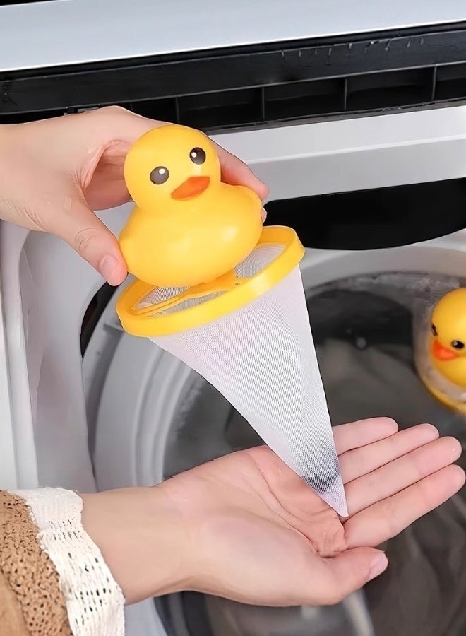 Pet Hair Remover for Laundry Lint Catcher for Washing Machine Hair Filter Cleaning Mesh Bag Reusable Pet Hair Remover Laundry Filter Washer Lint Trap Net Pouch - Image 2