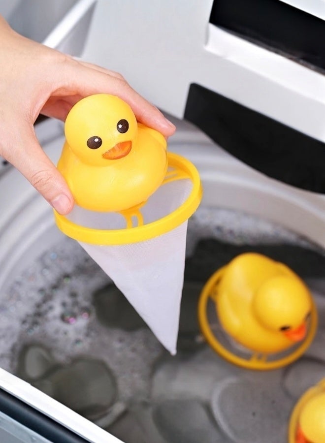 Pet Hair Remover for Laundry Lint Catcher for Washing Machine Hair Filter Cleaning Mesh Bag Reusable Pet Hair Remover Laundry Filter Washer Lint Trap Net Pouch - Image 4