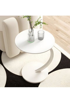 DubaiGallery Luxury Wood Decorative Round Coffee Table Sofa Side Table Corner Table Living Room Sofa End Bedside Table Outdoor Indoor Furniture  - Image 4
