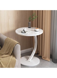 DubaiGallery Luxury Wood Decorative Round Coffee Table Sofa Side Table Corner Table Living Room Sofa End Bedside Table Outdoor Indoor Furniture  - Image 2