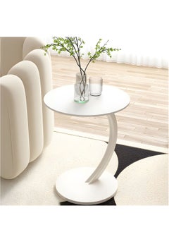 DubaiGallery Luxury Wood Decorative Round Coffee Table Sofa Side Table Corner Table Living Room Sofa End Bedside Table Outdoor Indoor Furniture  - Image 1