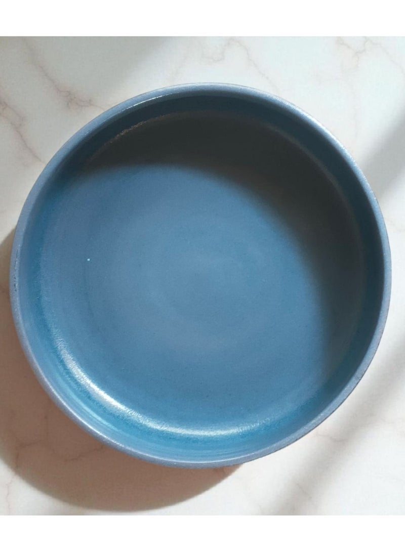 كلور زون بوتري طاجن من الفخار و الخزف مستدير يتحمل درجات الحراره وغير المباشره, شعله اوداخل الفرن 26 سم - Image 1