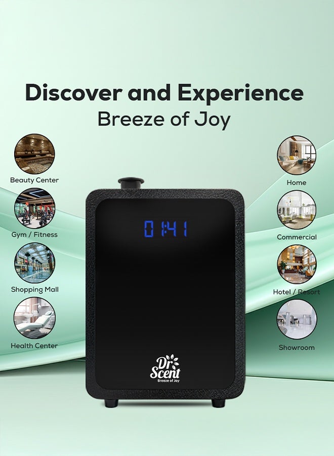 Dr Scent Breeze of Joy Essential Oil Diffuser Fragrance Machine - Black (Large) - Image 5