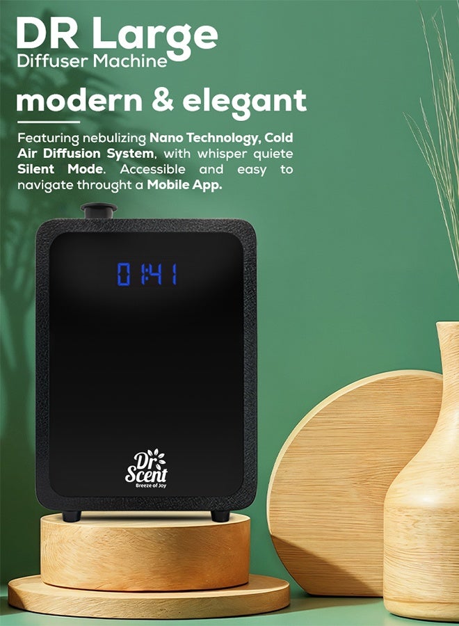 Dr Scent Breeze of Joy Essential Oil Diffuser Fragrance Machine - Black (Large) - Image 2