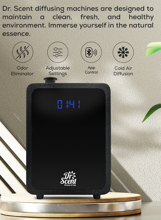 Dr Scent Breeze of Joy Essential Oil Diffuser Fragrance Machine - Black (Large) - Image 3