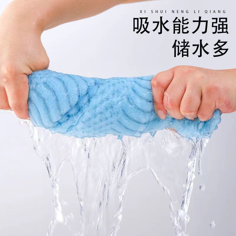 New Coral Velvet Towel Bath Towel Child And Mother Towel Two-Piece Thickened Absorbent Gift Bath Towel Suit Generation Hair - Image 5
