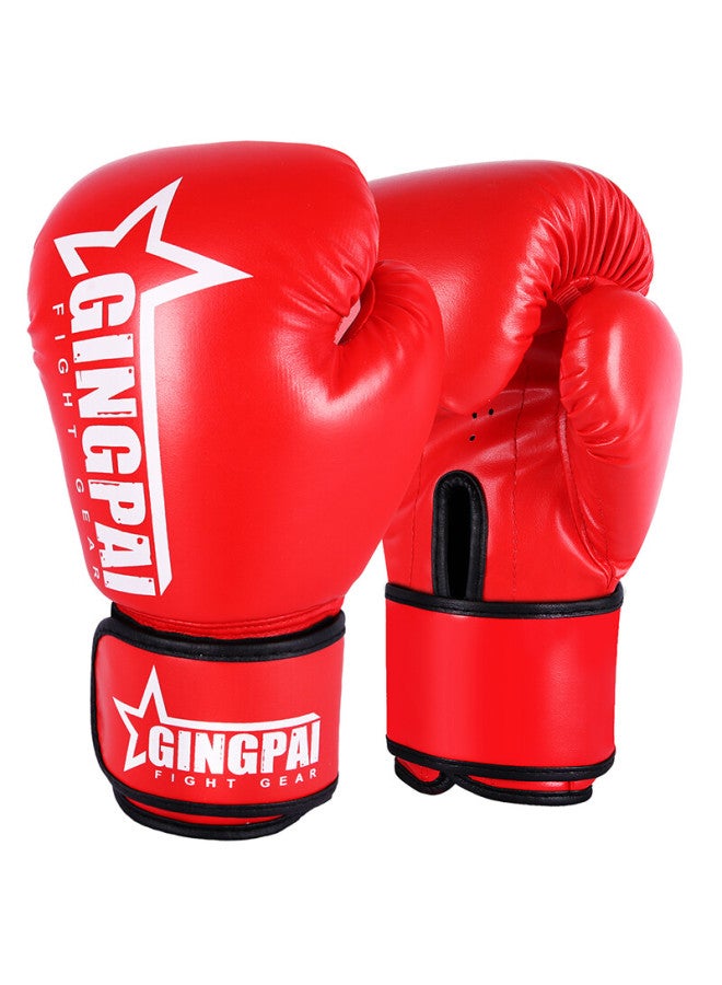 Competing pie Jingpai Boxing Gloves For Adults And Children, Sanda Fighting Gloves, Breathable For Men And Women, Practical Training For Punching Bag, Black, 10oz - Image 5