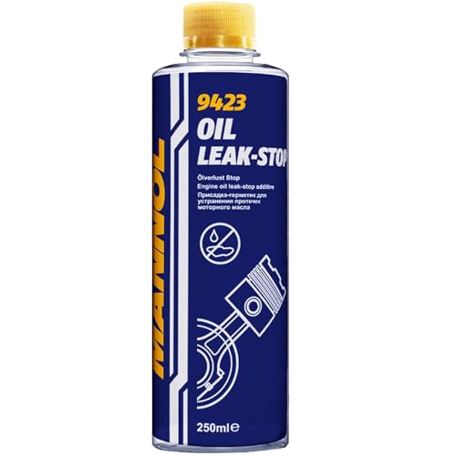 MANNOL 9423 Oil Leak-Stop Engine Oil Additive | Compatible with Any Engine Oil |Reduce High Oil Consumption| Unstable Engine Operation | Imported from Germany 250 ML - Image 1