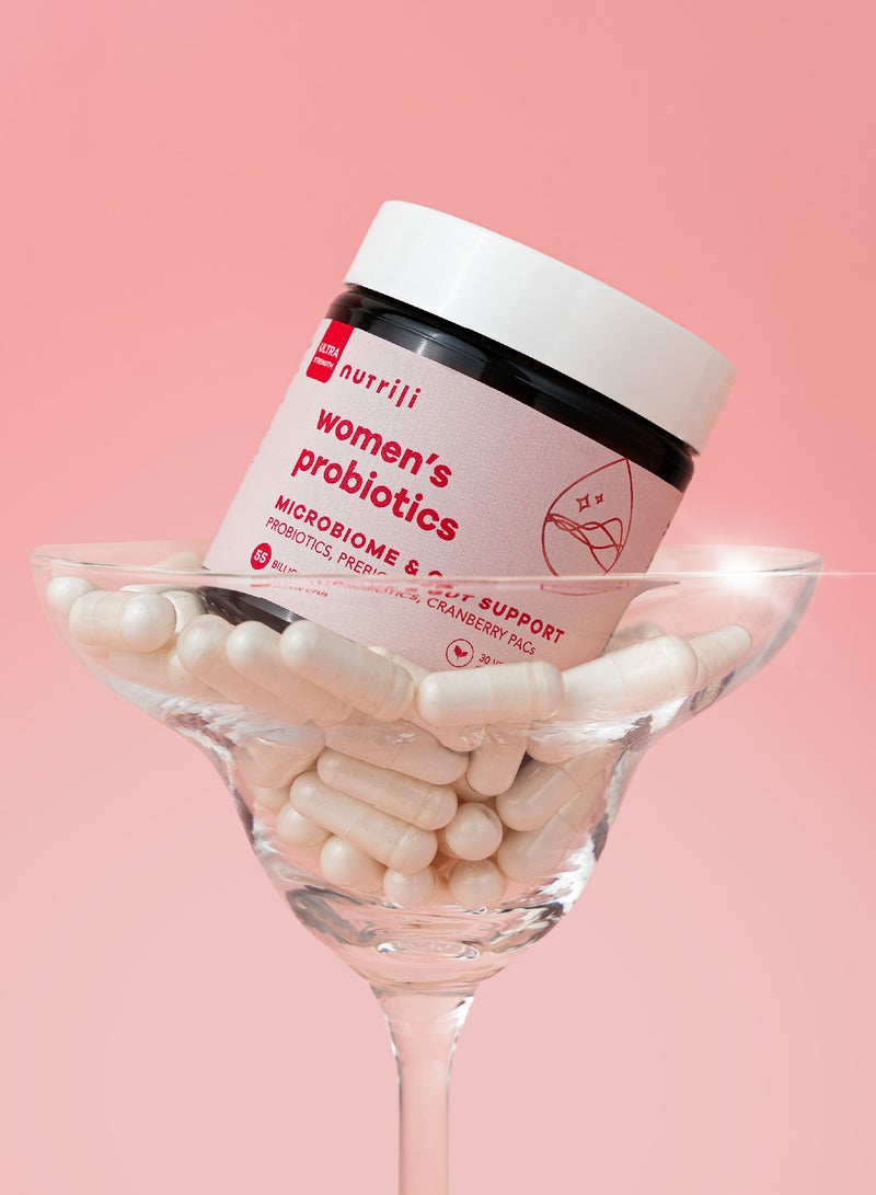 nutrili Nutrili Women Probiotics | For Women with Prebiotics, Cranberry & D-Manose | Digestion, Vaginal & pH Balance  - Image 4