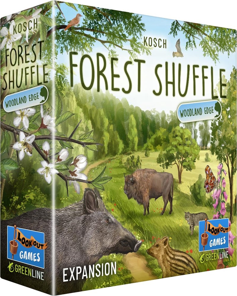 Lookout Forest Shuffle Woodland Edge Card Game Expansion - 36 New Species & Trees for Enhanced Gameplay! Strategy Game for Kids & Adults, Ages 10+, 2-5 Players, 60 Min Playtime, Made Games - Image 1