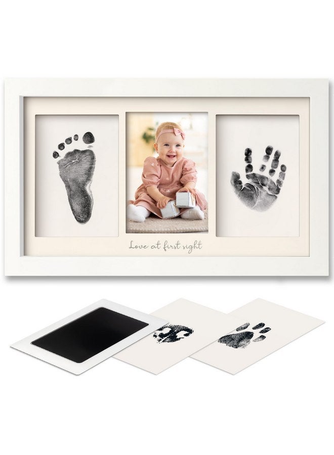 KeaBabies Inkless Baby Hand And Footprint Kit - Ink Pad for Baby Hand and Footprints,Dog Paw Print Kit,Dog Nose Print Kit,Clean Touch Newborn Print Kit,Baby Registry,Baby Shower Gifts,Girls,Boys (Alpine White) - Image 1