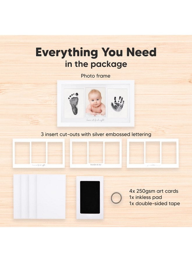 KeaBabies Inkless Baby Hand And Footprint Kit - Ink Pad for Baby Hand and Footprints,Dog Paw Print Kit,Dog Nose Print Kit,Clean Touch Newborn Print Kit,Baby Registry,Baby Shower Gifts,Girls,Boys (Alpine White) - Image 5