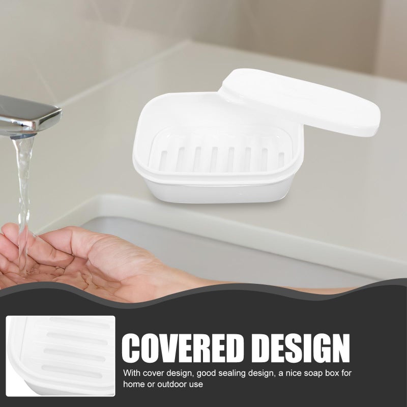 Leakproof Travel Soap Box with Lid for Camping Shower Outdoor Use - Image 5