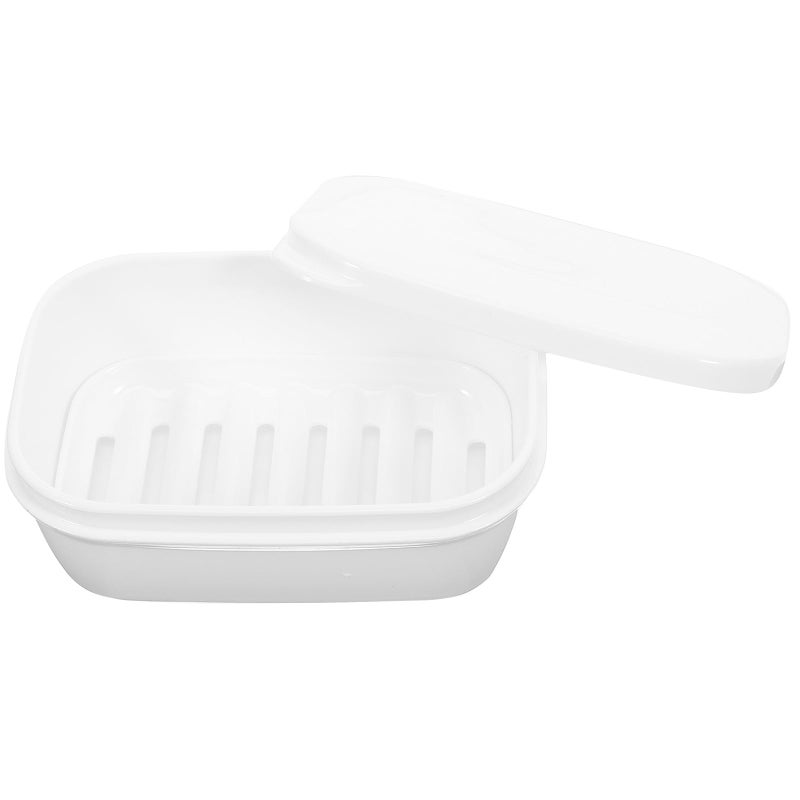 Leakproof Travel Soap Box with Lid for Camping Shower Outdoor Use - Image 2