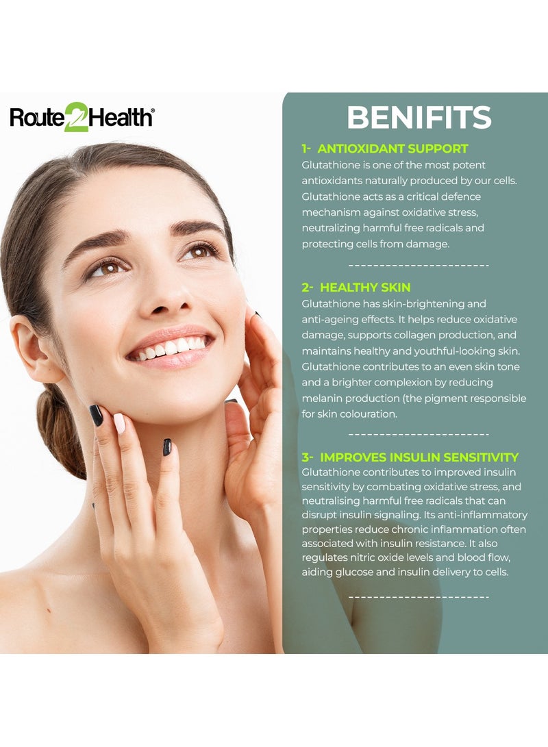 روت٢هيلث كبسولات جلوتاثيون 500 مجم من Route2Health - Image 5