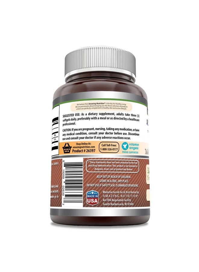 Amazing Nutrition Amazing Formulas MCT Oil Supplement | 1000 Mg per Serving | Softgels | Non-GMO | Gluten-Free | Made in USA (1 Pack, 300 Count) - Image 3