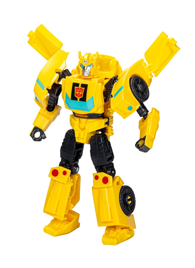 HASBRO - TRANSFORMERS بامبلبي من فئة المحارب إيرث سبارك، تمثال عمل روبوت 5 بوصات، يتحول في 19 خطوة، ألعاب تفاعلية للأولاد والبنات من سن 6 سنوات فما فوق  - Image 5