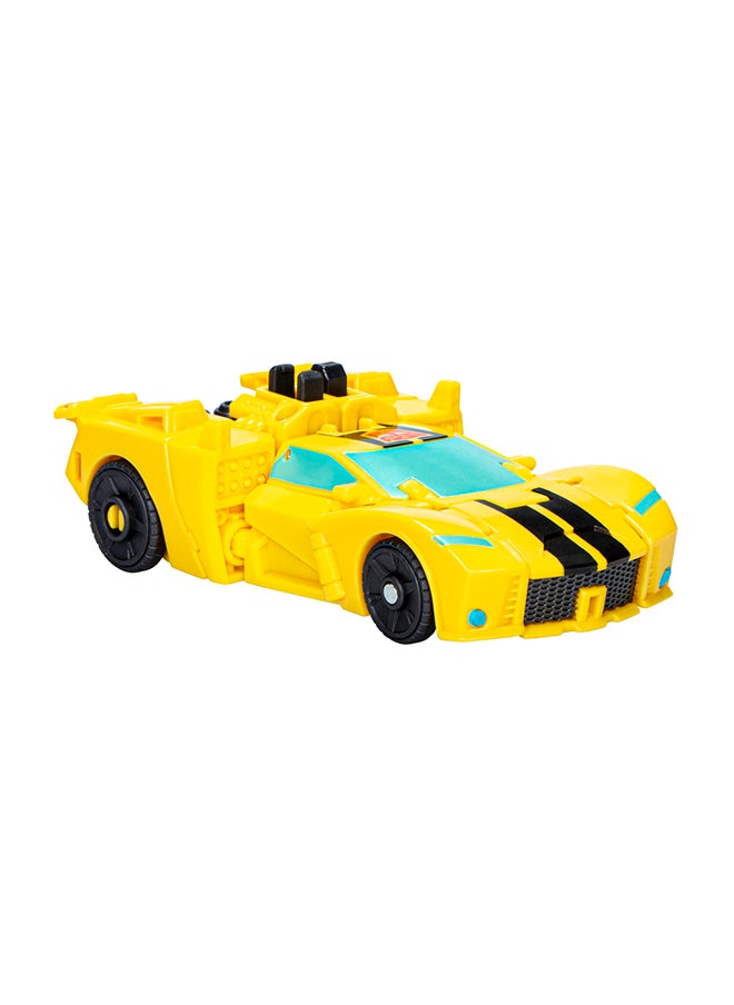 HASBRO - TRANSFORMERS بامبلبي من فئة المحارب إيرث سبارك، تمثال عمل روبوت 5 بوصات، يتحول في 19 خطوة، ألعاب تفاعلية للأولاد والبنات من سن 6 سنوات فما فوق  - Image 4