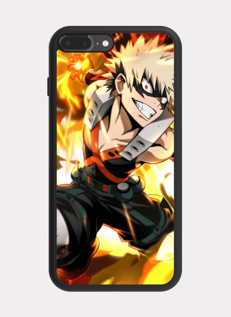 بكسلات كفر ايفون 7 بلس بوكو نو هيرو اكاديمية كاتسوكي باغوكو اسود - Image 1