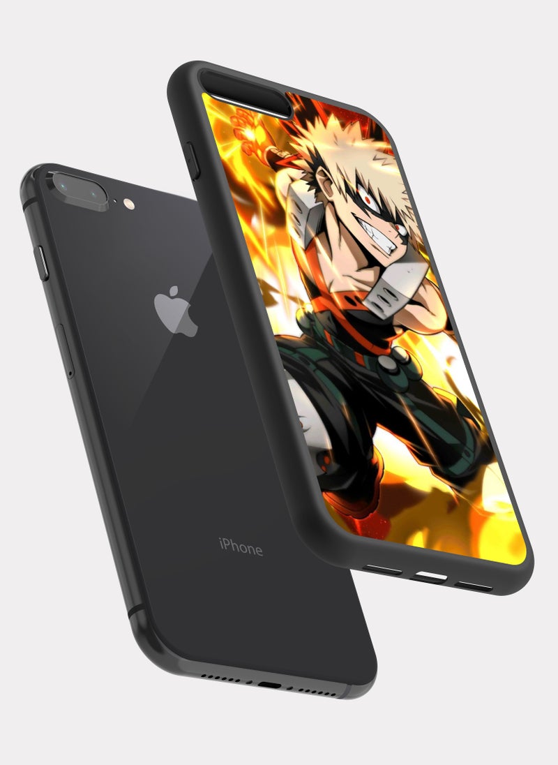 بكسلات كفر ايفون 7 بلس بوكو نو هيرو اكاديمية كاتسوكي باغوكو اسود - Image 2