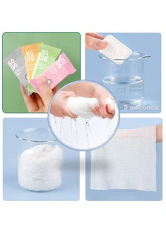 KASTWAVE Compressed Towel, Pure Cotton Thickened Disposable Face Towel, Travel, and Camping Emergency Towel, Soft Convenient and Durable, Suitable for Home、 Hotel and Outdoor Use (20 Pcs)  - Image 3