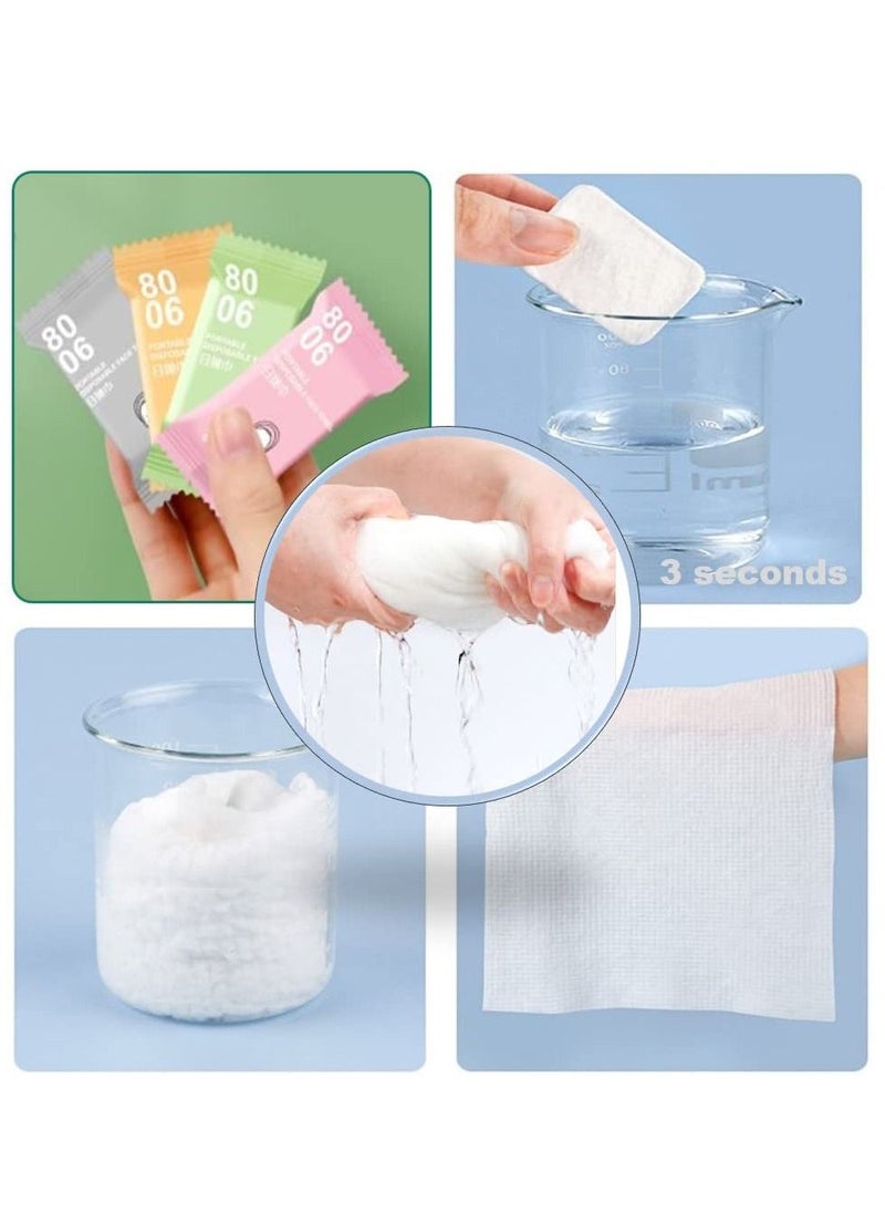 KASTWAVE - Compressed Towel, Pure Cotton Thickened Disposable Face Towel, Travel, and Camping Emergency Towel, Soft Convenient and Durable, Suitable for Home、 Hotel and Outdoor Use (20 Pcs) - Image 1