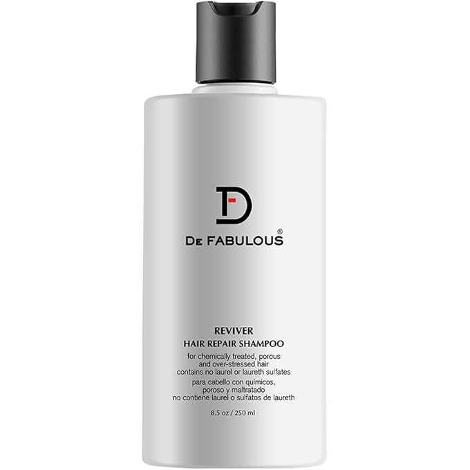 De Fabulous Reviver Hair Repair Shampoo250ml | Strengthens & Repairs Damaged Hair | Enriched with Soy Protein, Oat Protein & Wheat Amino Acids | Moisturizing & Shine-Boosting Formula - Image 1