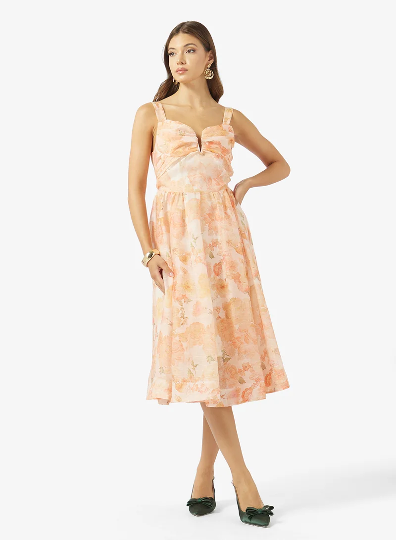 ايلا Floral Print Dress