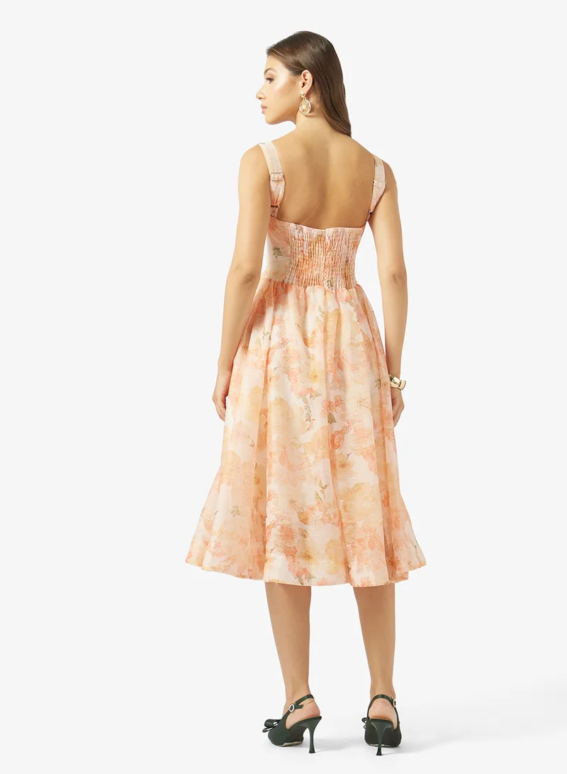 ايلا Floral Print Dress