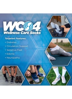 OrthoSleeve Non-binding Diabetic Wellness Socks improve circulation and help with neuropathy, sensitive feet, edema, and swelling  - Image 3