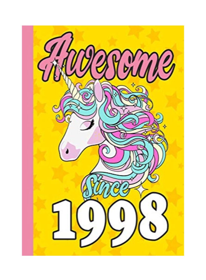 NIBEMINENT Awesome Since 1998 Quoted Notebook Yellow