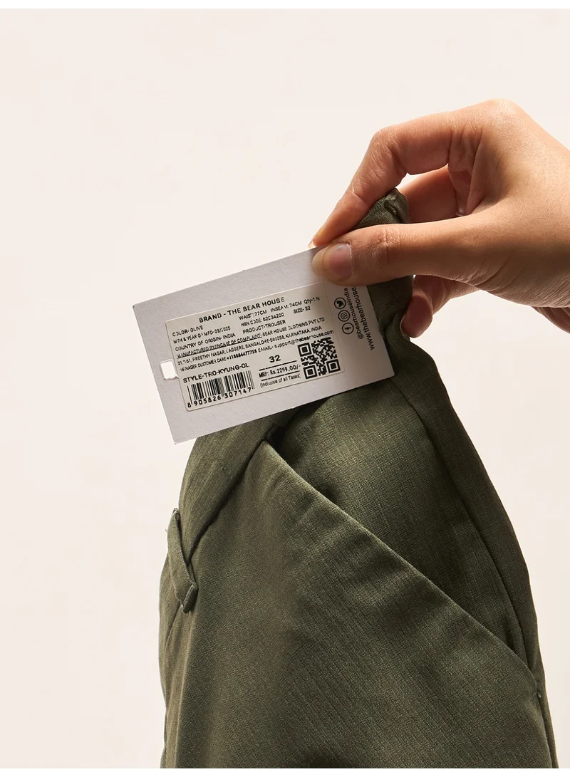 THE BEAR HOUSE  Men’s formal trouser for everyday wear, smart, stylish and comfortable bottom wear for office, business meetings and formal occasions, perfect choice to elevate your professional look for Men | Best Price UAE