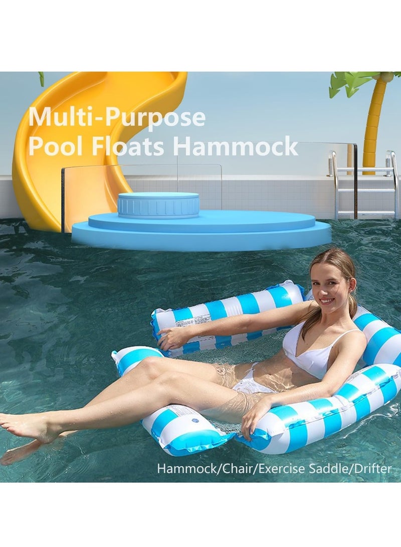 Inflatable Pool Floats Hammock, 4-in-1 Multi-purpose Portable Water Pool Floats - Image 2