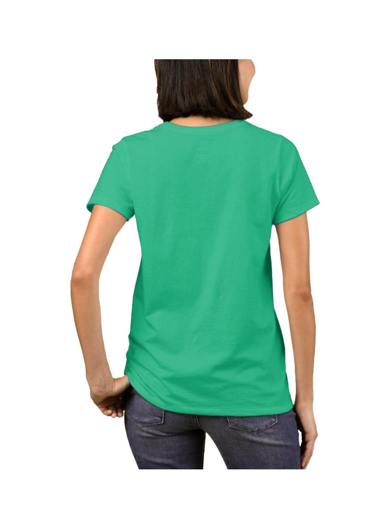 India Republic Day Adult Womens T-Shirt - Women’s Indian Flag Themed T-Shirt - Perfect for Independence Day - Gift for Friends and Family - Image 2