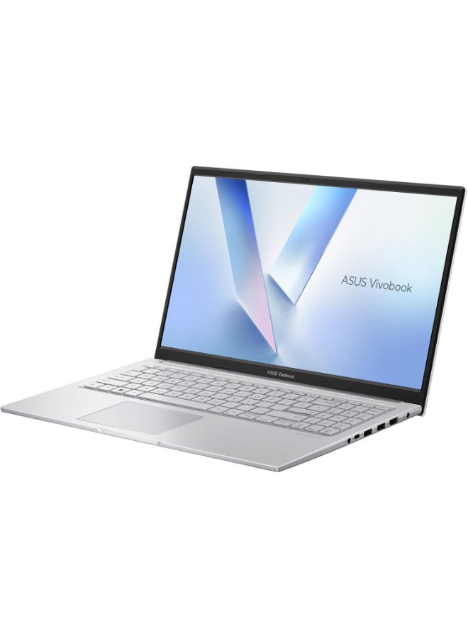 ASUS Vivobook 15 Laptop, 15.6" FHD IPS Display, Intel Core 7 150U, 8GB RAM, 512GB PCIe 4.0 SSD, Intel Graphics, Wi-Fi 6, Chiclet Keyboard English Cool Silver - Image 3