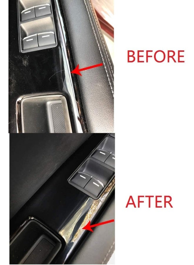 QUIXX 2019 Acrylic Scratch Remover for All Kinds of Acrylic and Plastic (50g Polish/1 Cloth/2 Sandpaper) - Image 5