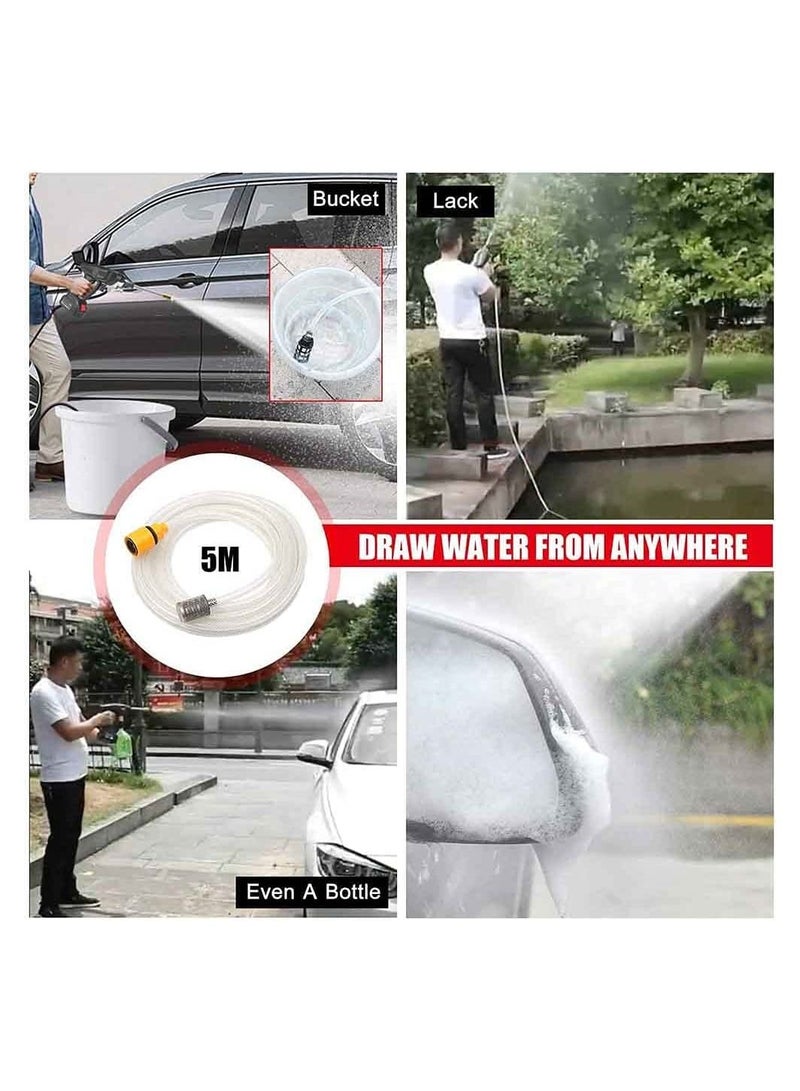 Electric Portable High Pressure Washer Cleaner Machine 200W Max 435PSI/30Bar Handheld Car Cleaning Device  - Image 3