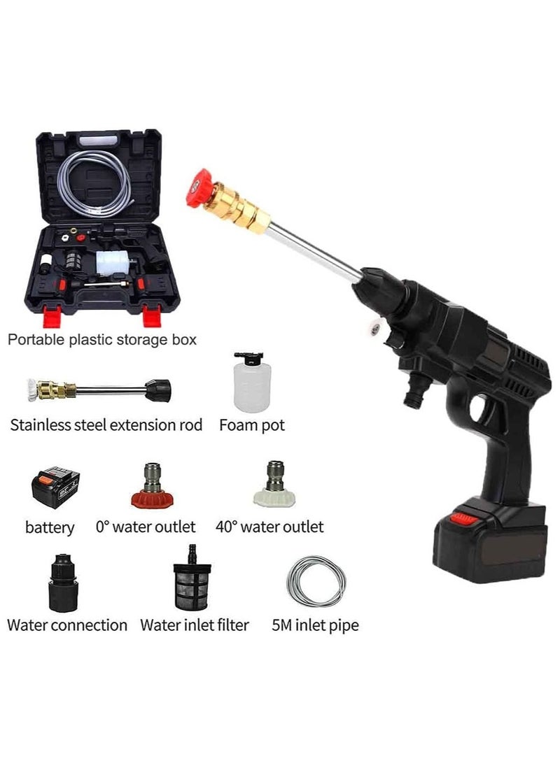Electric Portable High Pressure Washer Cleaner Machine 200W Max 435PSI/30Bar Handheld Car Cleaning Device  - Image 4