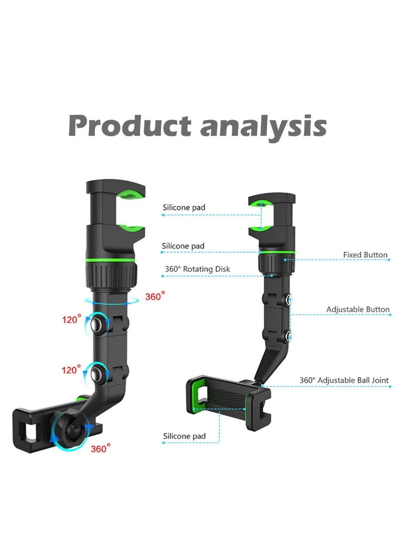 ELTRAZONE Car Phone Holder Mount, 360 Degrees Free Rotate Adjustable Suspension - Image 4