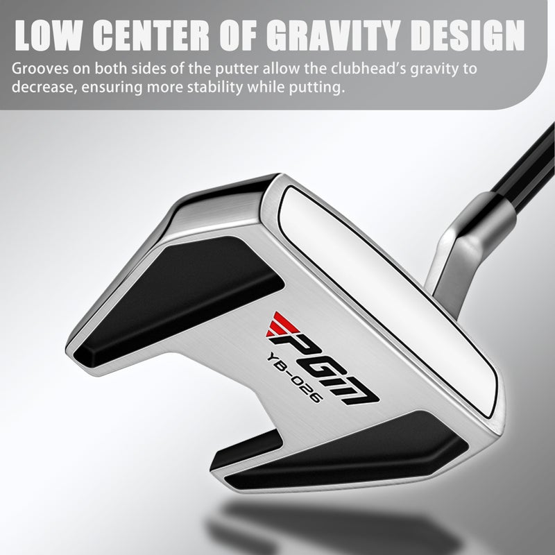 PGM Golf Standing Putter - Single Club with Stable Low Center of Gravity, High Forgiveness Golf Club, with Alignment Aid - 34 inch - Image 3