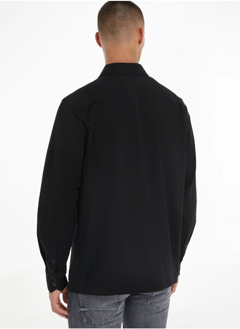 Calvin Klein Jeans - Monogram Regular Fit Patch Pocket Shirt - Image 1