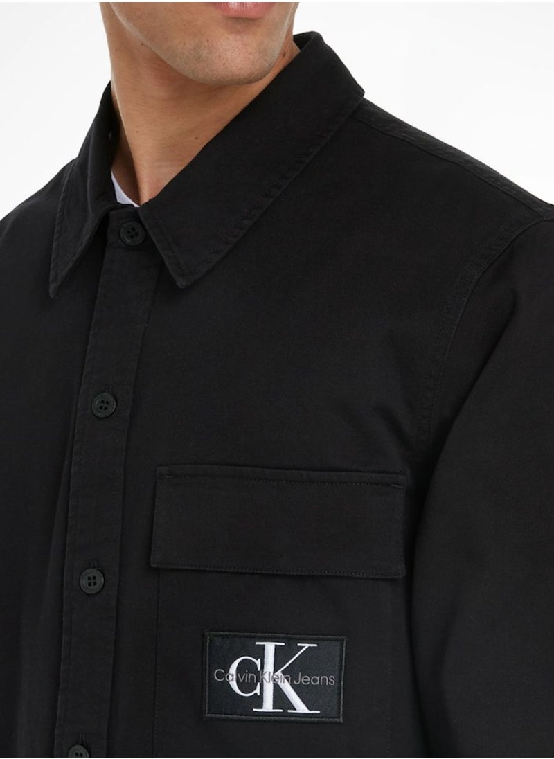 Calvin Klein Jeans - Monogram Regular Fit Patch Pocket Shirt - Image 1