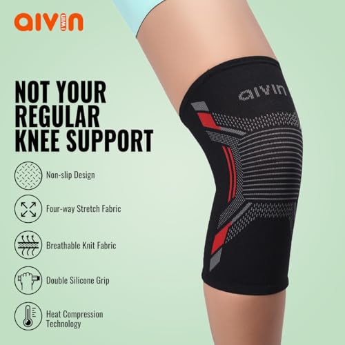 Aivin Avengers Knee Support For Men&Women Knee Caps For Women Knee Cap For Men Knee Brace For Knee Pain Relief Products Knee Pad Leg Sleeves For Men - Image 3