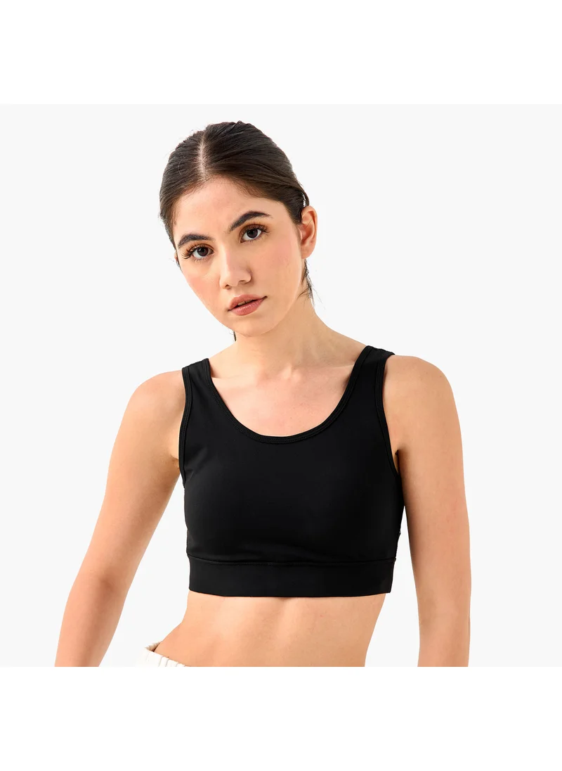 كابا Kappa Logo Print Sports Bra