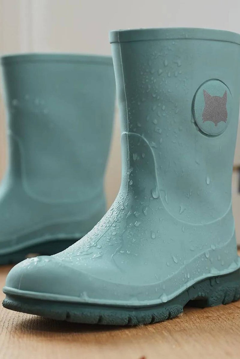 Tchibo Toddlers Girl Rain Boots, Turquoise - Image 1