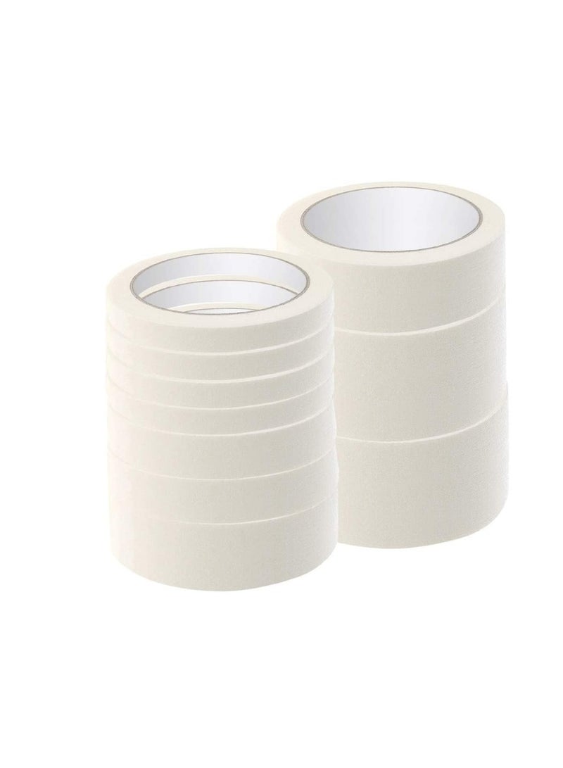 KNP KNP 2 Inch Masking Tape Pack of 6 is a Versatile Adhesive Tape Designed for a Wide Range of Applications Including Painting Masking and General Purpose use.  - Image 1