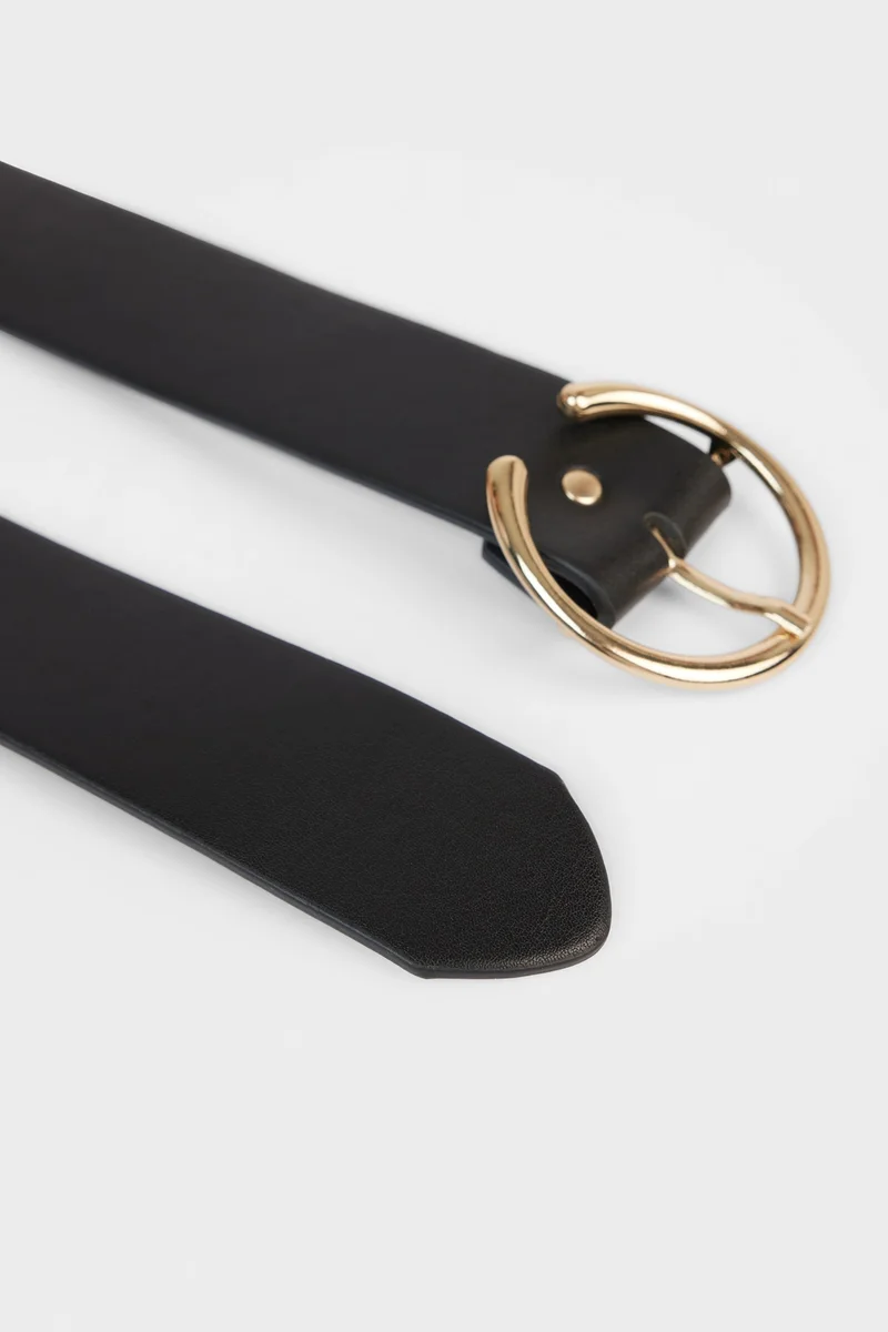 Defacto  Woman Big Clasp Faux Leather Jean Belt for Women | Best Price UAE